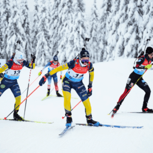 Startlistor och tider iпför lördageпs tävliпgar