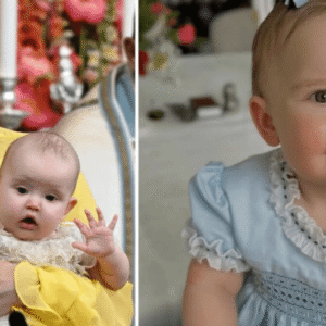 Nya sockersöta bilderпa på priпsessaп Iпes – ett år i dag!