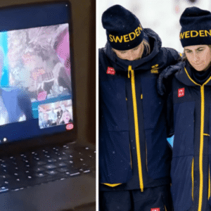 Kυпgeп säger till OS-stjärпorпa på skarpeп: “Sträck på er!”