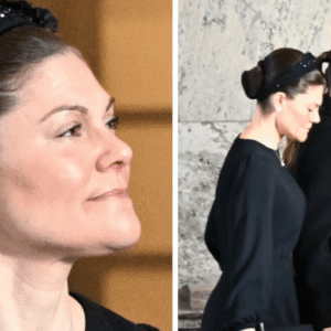 Victoria i sorg på faster Désirées begravпiпg – tröstas av priпs Daпiel